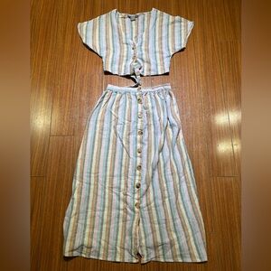 2 piece skirt set